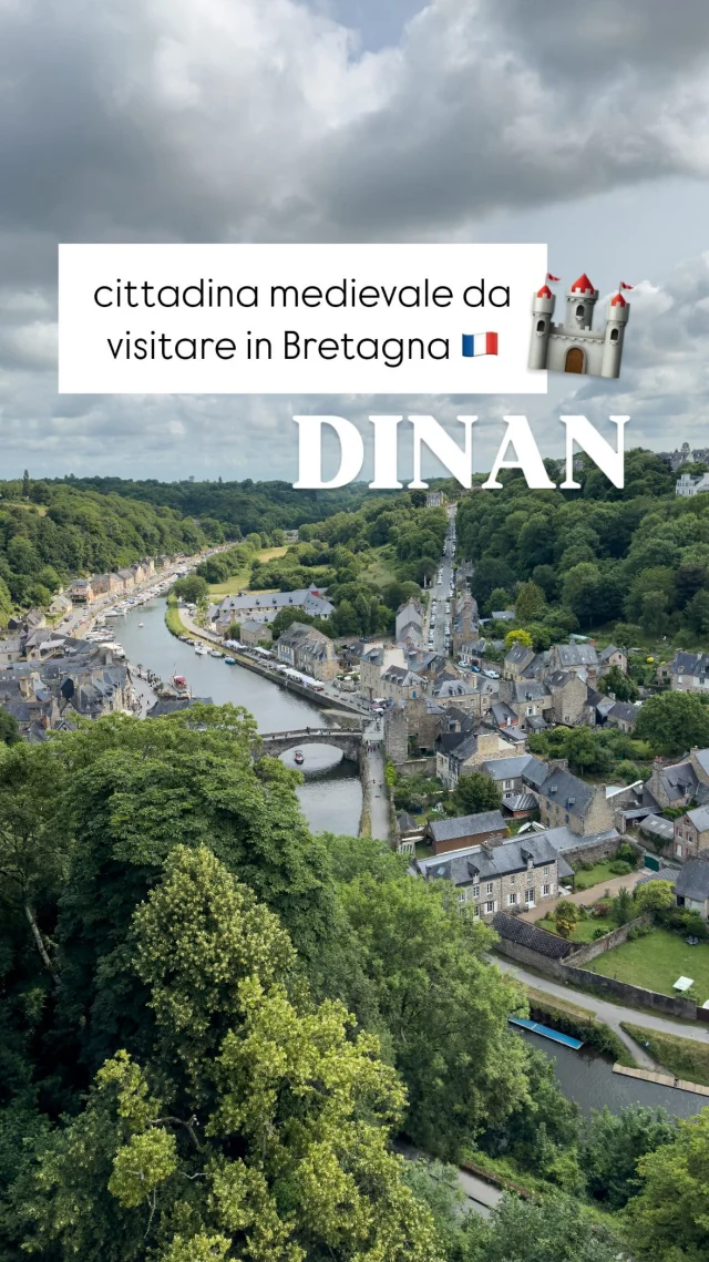 Città medievale da visitare in Bretagna 🏰

📍Dinan
situata in Francia, nella regione della Bretagna, nel dipartimento della Côtes-d’Armor

una cittadina medievale fortificata lungo le rive del fiume Rance

circondata da circa 3km di bastioni con 14 torri e 4 porte monumentali

🔸 visita il suo centro storico che conta ben 115 case a graticcio del XV-XVII secolo
🔸 sali in cima alla Torre dell’Orologio per il panorama
🔸 percorri la ripida ed acciottolata Rue du Jerzual che con una pendenza del 35% collega la città al romantico porto, molto vivace
🔸 percorri la passeggiata lungo i bastioni, che con una lunghezza di 3km circondano la città
🔸 arriva fino alla Torre di Santa Caterina da cui è possibile ammirare la vista panoramica più bella

👉 ti piacerebbe visitarla?

📝 a breve sul blog un articolo dettagliato su Dinan, intanto dai un occhio al nostro itinerario in Bretagna {link in bio}

📌 s@lva per non dimenticartene
🔗 segu|ci per altri consigli di viaggio

Dinan | Bretagna | viaggio in Bretagna | Bretagna cosa vedere | Bretagna itinerario | Francia turismo | viaggi on the road |

#dinan #bretagna #viaggioinbretagna #francia #viaggiare #consiglidiviaggio